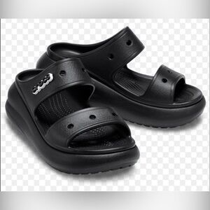 CROCS Women's Classic Black Sandals